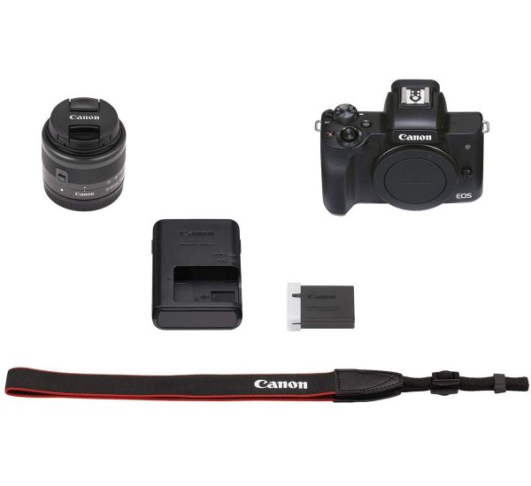 Canon EOS M50 Mark II kit (15-45mm + 55-200mm) IS STM