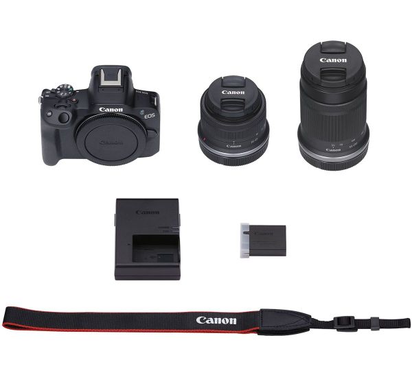 Canon EOS R50 (18-45mm + 55-210mm) IS STM (5811C034)
