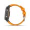 Garmin Fenix 5 Plus Sapphire Titanium with Orange Silicone