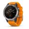 Garmin Fenix 5 Plus Sapphire Titanium with Orange Silicone