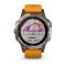 Garmin Fenix 5 Plus Sapphire Titanium with Orange Silicone
