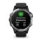 Garmin Fenix 5 Plus Silver with Black Silicone