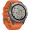Garmin Fenix 6 Pro Sapphire Titanium with Ember Orange Band