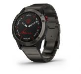 Garmin Fenix 6 Pro Solar Titanium Carbon Gray DLC With Titanium DLC Band