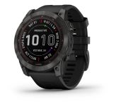 Garmin Fenix 7X Sapphire Solar Carbon Gray DLC Titanium with Black Band (010-02541-10/11)