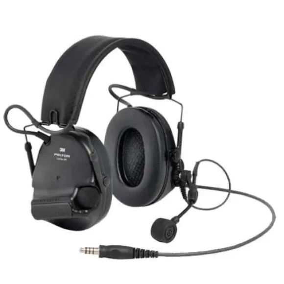 Peltor ComTac XPI Headset (MT20H682FB-38SV) з 1 аудіовиходом J11 (Peltor) Black