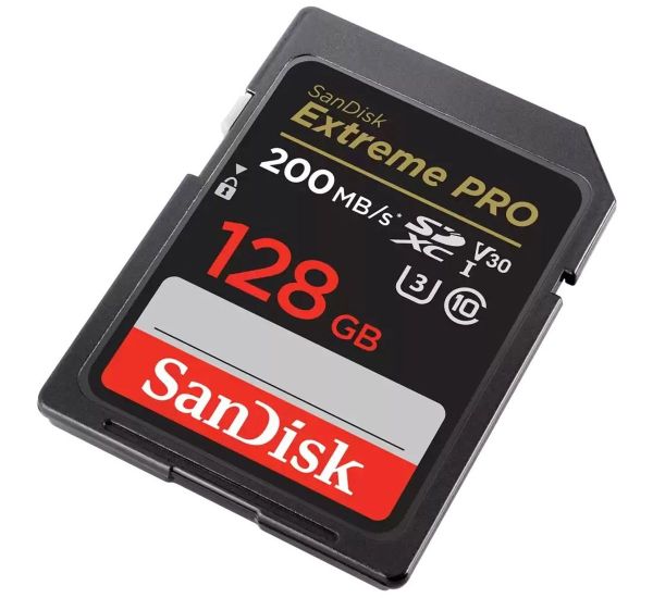 SanDisk 128 GB SDXC UHS-I U3 V30 Extreme PRO (SDSDXXD-128G-GN4IN)
